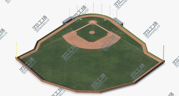 images/goods_img/20210312/3D model Baseball Field with Brick Wall with Ivy/4.jpg